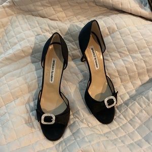 Manolo Blahnik D’Orsay Pump 7.5 - very good condition used.